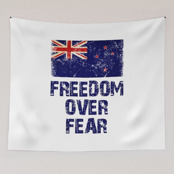 Item preview, freedom over fear New Zealand designed and sold by Markotropoya22.
