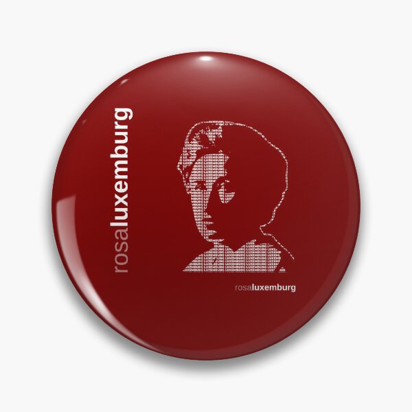 Item preview, Rosa Luxemburg typographic poster (red) designed and sold by CMYKStudio.