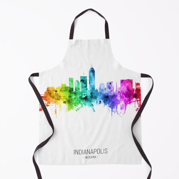 Aperçu de l'œuvre Indianapolis Indiana Skyline créée et vendue par ArtPrints.