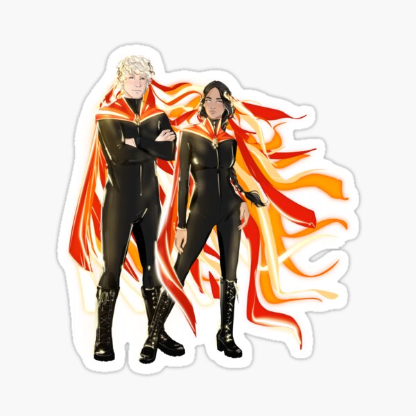 On fire Sticker