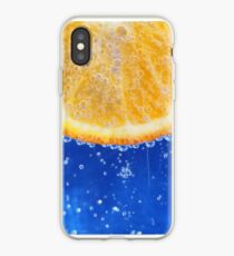 Bubbly Orange iPhone Case