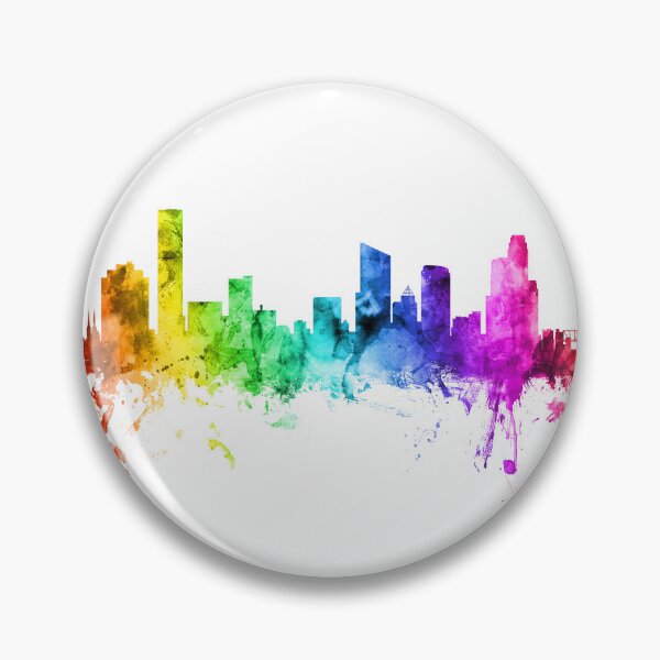 Item preview, Grand Rapids Michigan Skyline designed and sold by ArtPrints.