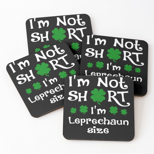Item preview, I'm Not Short I'm Leprechaun Size Funny St Patricks Day Sarcastic saying, Funny joke meme gift for your friend designed and sold by runouts.