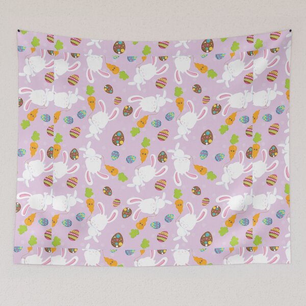 Item preview, Cute Rabbit Easter Bunny Egg Pattern designed and sold by ILLYL Creatives.