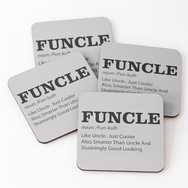 Item preview, Funcle Like An Uncle Only More Cooler- Funny Uncle Day Gift Idea - Uncle Quote designed and sold by namiabi.