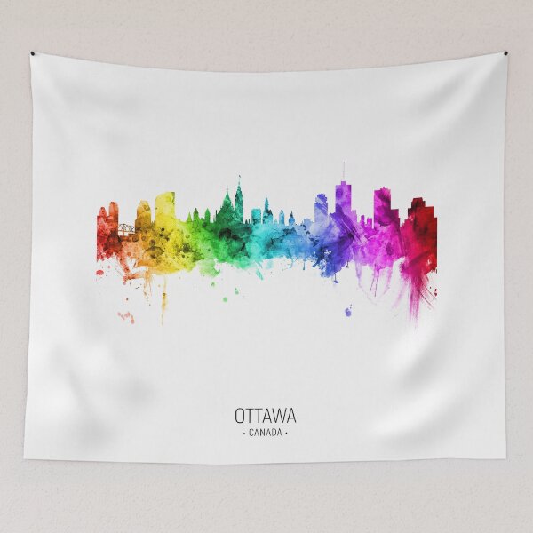 Item preview, Ottawa Canada Skyline designed and sold by ArtPrints.