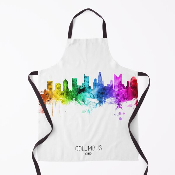 Aperçu de l'œuvre Columbus Ohio Skyline créée et vendue par ArtPrints.