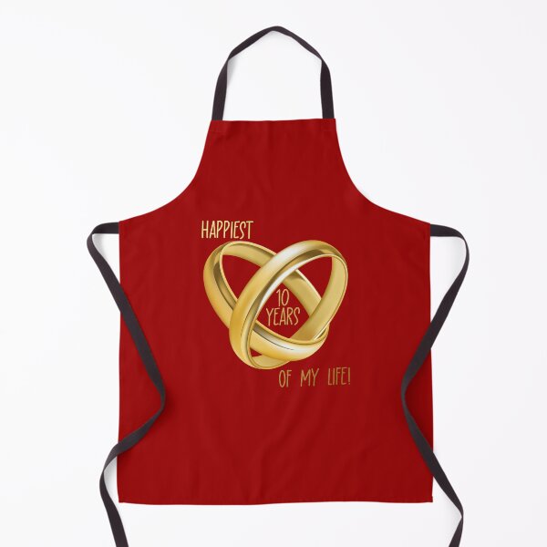 Item preview, Happiest 10 Years of My Life! (on Red) designed and sold by PawsitiveMum.