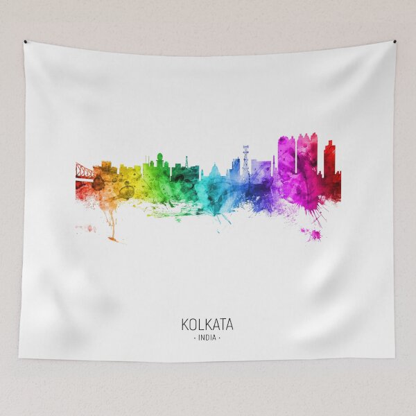 Item preview, Kolkata (Calcutta) India Skyline designed and sold by ArtPrints.