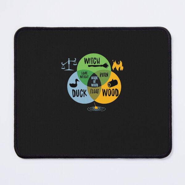 Item preview, Monty Python And The Holy Grail Witch Same Weight As Duck Sticker designed and sold by AnuschkaWogri.