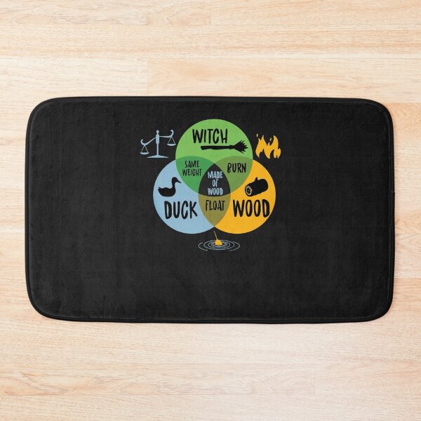 Item preview, Monty Python And The Holy Grail Witch Same Weight As Duck  Sticker designed and sold by AnuschkaWogri.