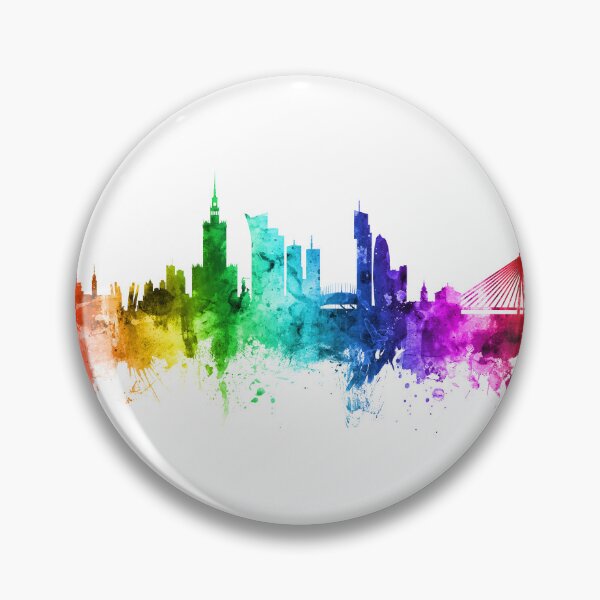 Item preview, Warsaw Poland Skyline designed and sold by ArtPrints.