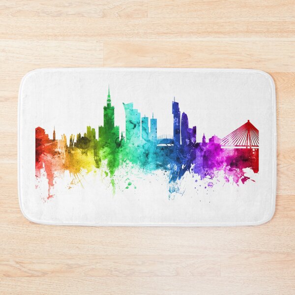 Item preview, Warsaw Poland Skyline designed and sold by ArtPrints.