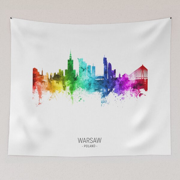 Item preview, Warsaw Poland Skyline designed and sold by ArtPrints.