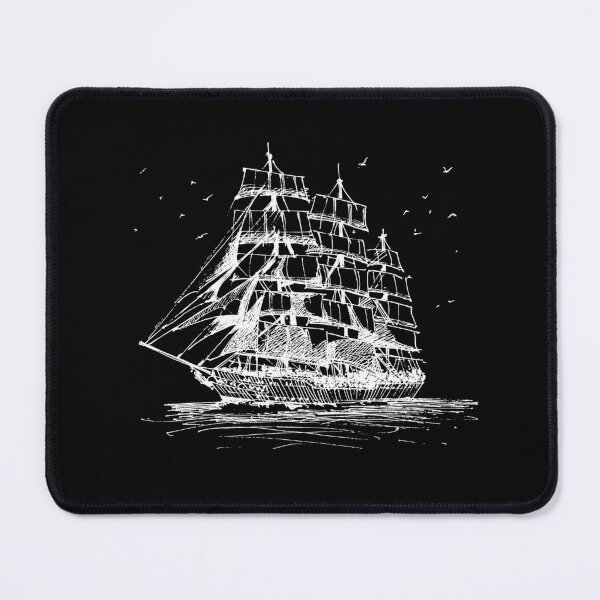 Item preview, Sailing ship white designed and sold by Nadja Leutloff.