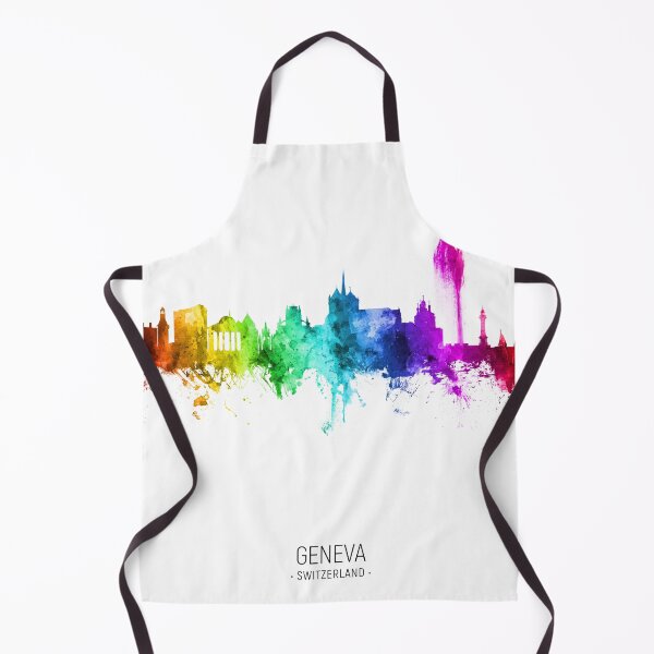 Item preview, Geneva Switzerland Skyline designed and sold by ArtPrints.