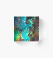 Galaxy / Seahorse / Large Magellanic Cloud / Tarantula Nebula Acrylic Block