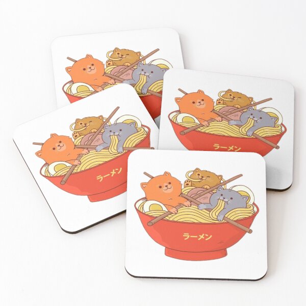 Item preview, ramen cat designed and sold by Cute-Stuffs.