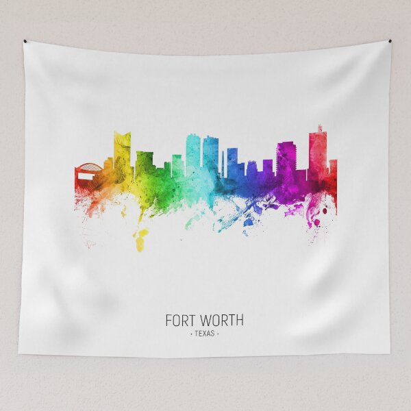 Item preview, Fort Worth Texas Skyline designed and sold by ArtPrints.