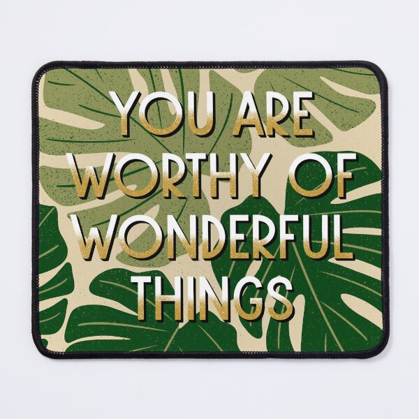 Item preview, Wonderful Things Quote designed and sold by draftsxdoodles.