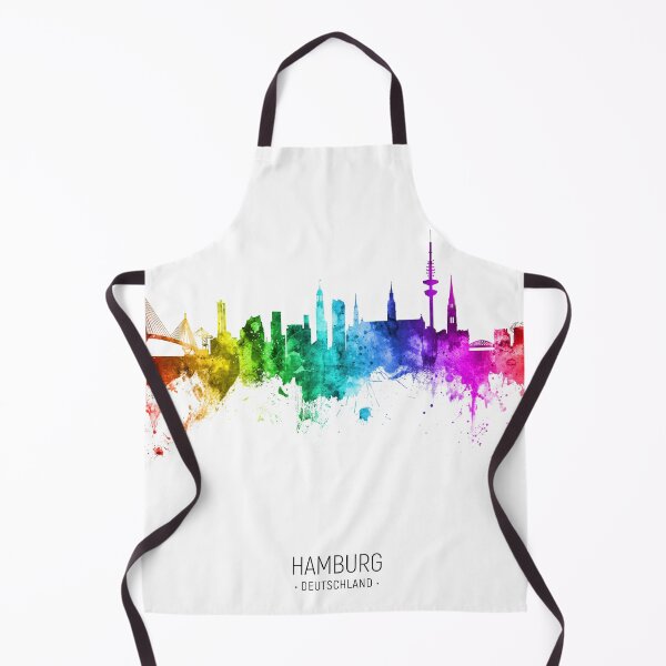 Artikelvorschau, Hamburg Germany Skyline entworfen und verkauft von ArtPrints.