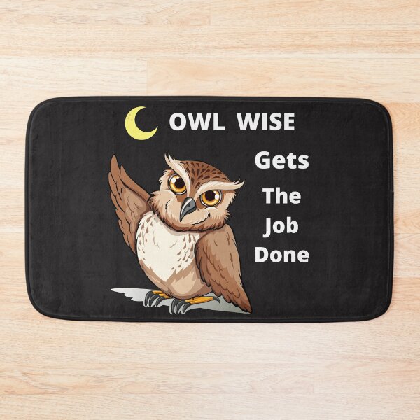 Item preview, Owl Wise Gets Th Job Done, Owl Lovers Gift, Fathers Day designed and sold by LGMmugsdesign.