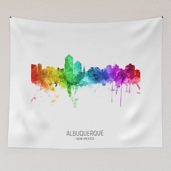 Item preview, Albuquerque New Mexico Skyline designed and sold by ArtPrints.