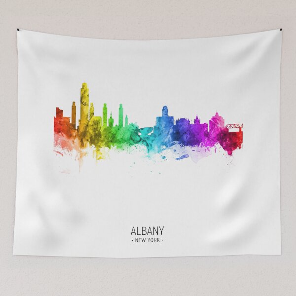 Item preview, Albany New York Skyline designed and sold by ArtPrints.