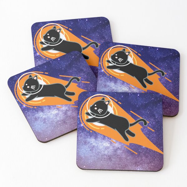 Item preview, cat in the space phone case designed and sold by Dailyanimal.