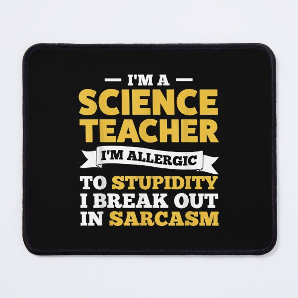 Item preview, I'm A Science Teacher I'm Allergic Teach  designed and sold by vergielx.