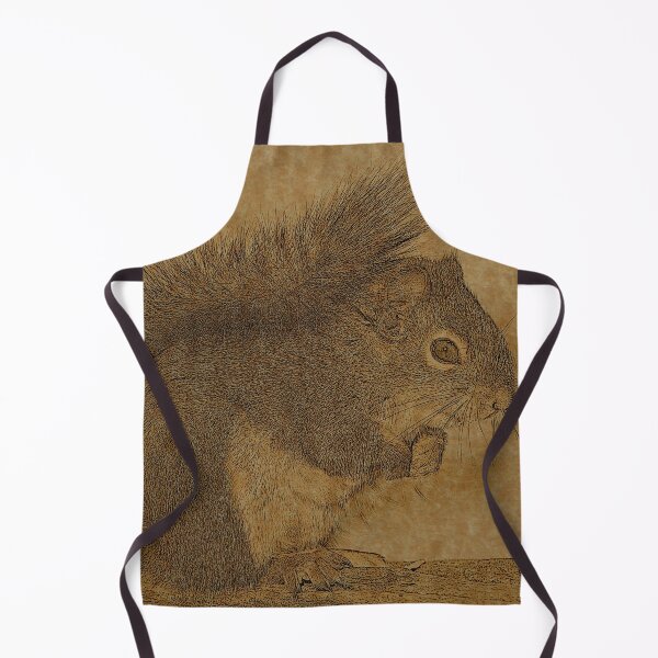 Item preview, Beautiful Red Squirrel Line Art designed and sold by ClownFishArts.