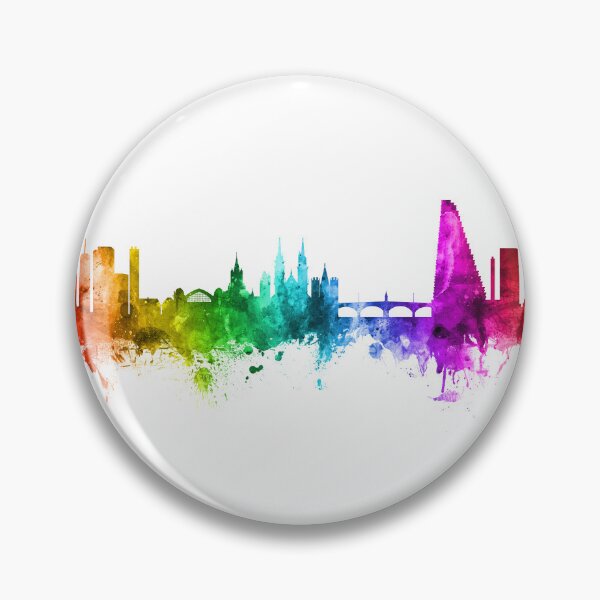 Item preview, Basel Switzerland Skyline designed and sold by ArtPrints.