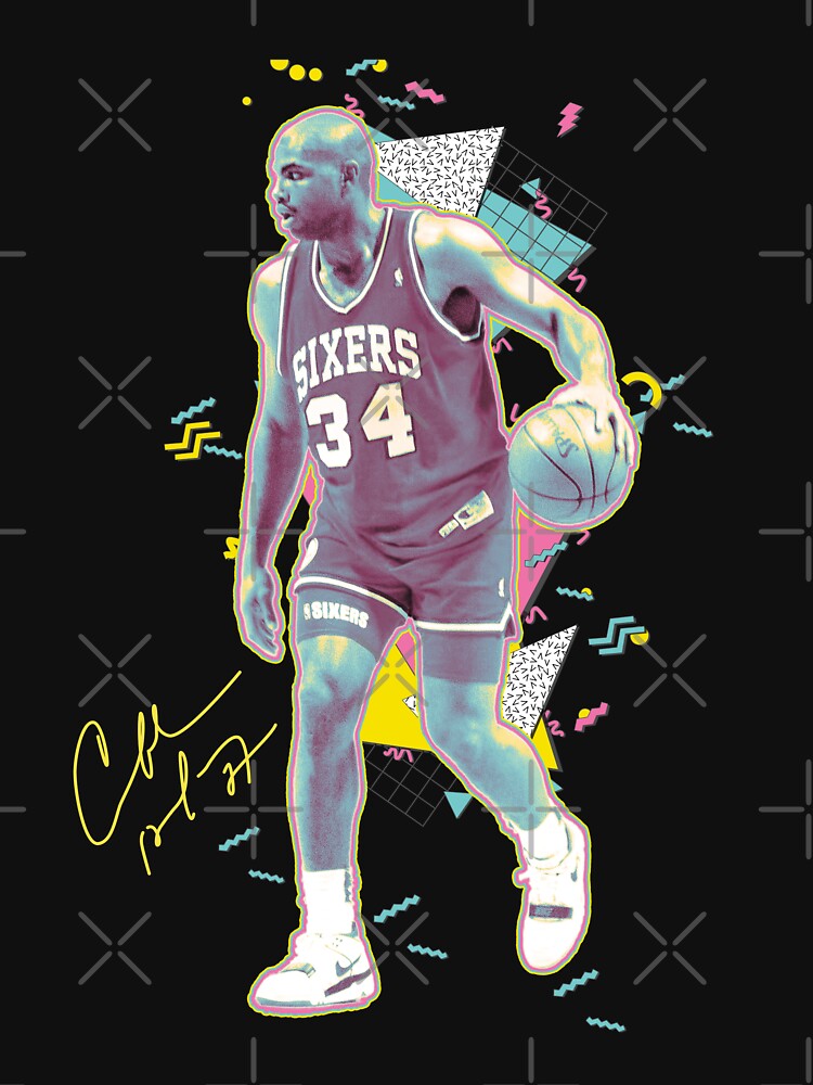 Vintage Sir Charles Barkley Chuck Basketball Retro 80s 90s Rap