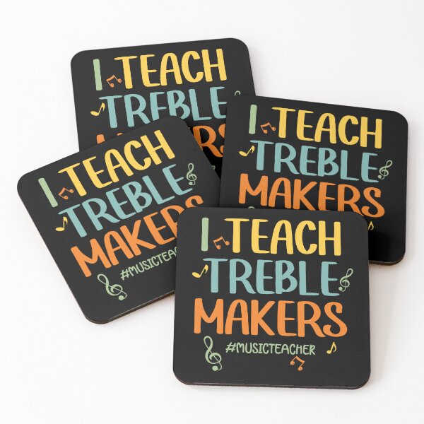 Item preview, I Teach Treble Maker Music Pun Quote  designed and sold by Primroaddesigns.