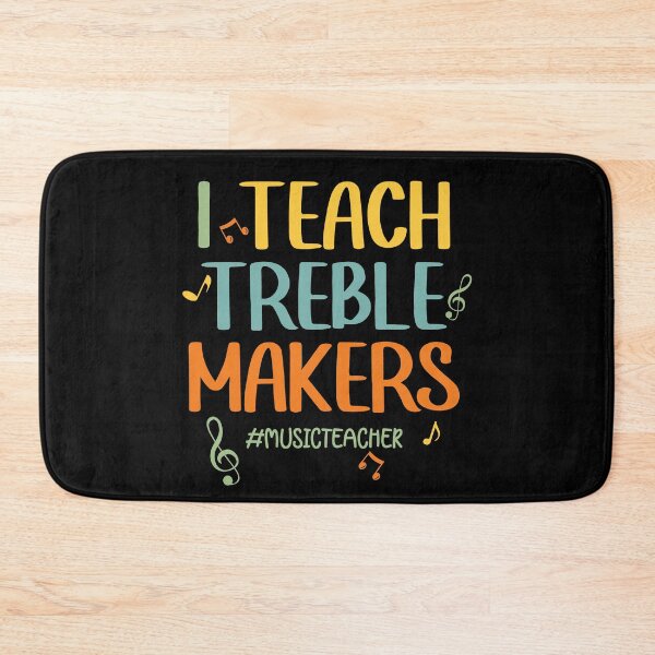 Item preview, I Teach Treble Maker Music Pun Quote  designed and sold by Primroaddesigns.