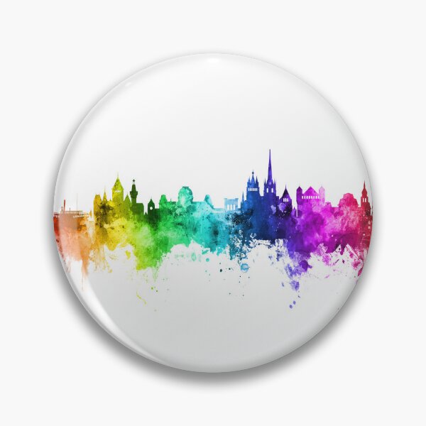 Item preview, Lausanne Switzerland Skyline designed and sold by ArtPrints.
