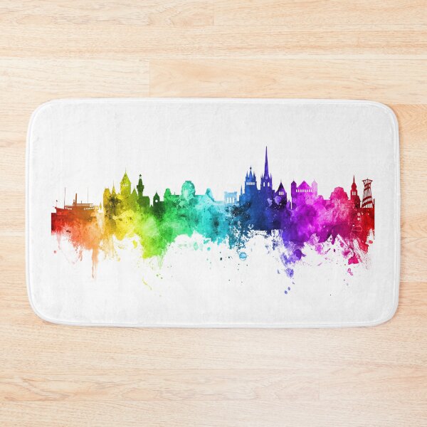 Item preview, Lausanne Switzerland Skyline designed and sold by ArtPrints.