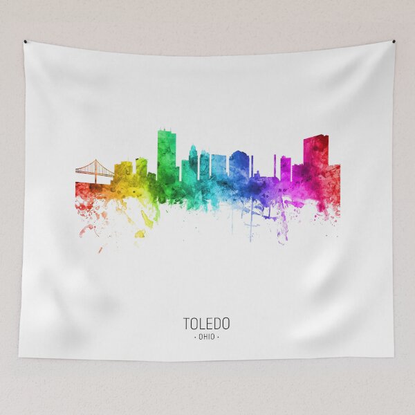 Item preview, Toledo Ohio Skyline designed and sold by ArtPrints.