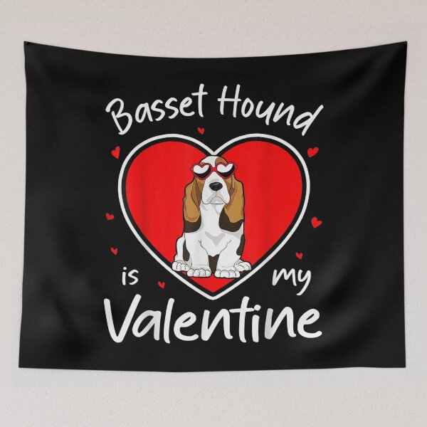 Item preview, Basset Hound Is My Valentine Dog Lovers Cute Valentine's Day  designed and sold by vergielx.