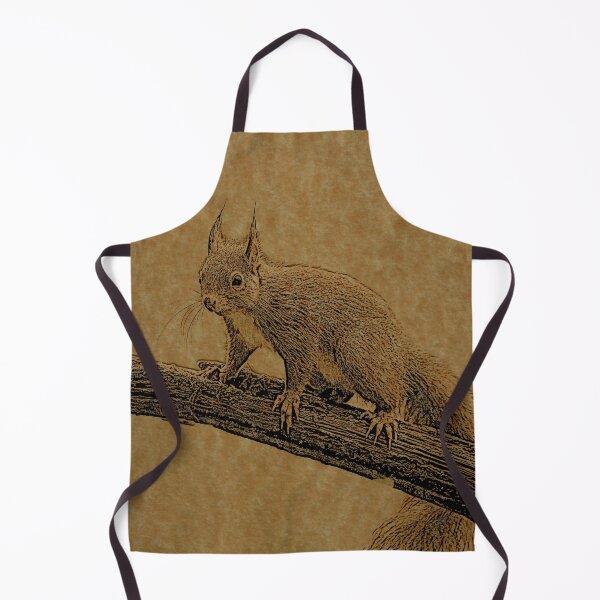 Item preview, Red Squirrel in Tree Line Art designed and sold by ClownFishArts.