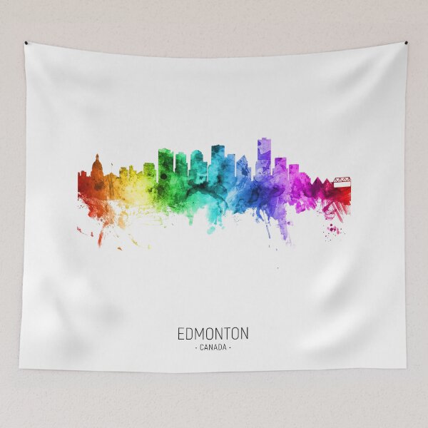 Item preview, Edmonton Canada Skyline designed and sold by ArtPrints.