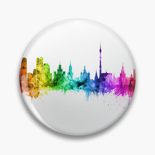 Artikelvorschau, Moscow Russia Skyline entworfen und verkauft von ArtPrints.