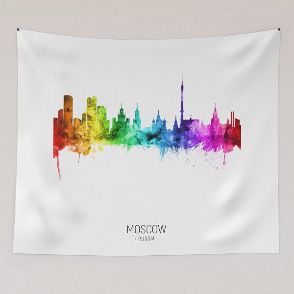 Item preview, Moscow Russia Skyline designed and sold by ArtPrints.
