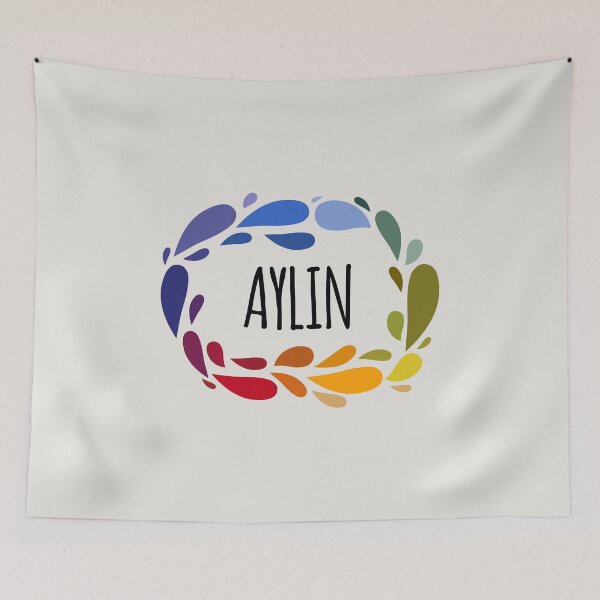 Item preview, Aylin Name Cute Colorful Gift Named Aylin designed and sold by kindxinn.