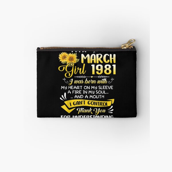 Item preview, I'm A March Girl 1981 Sunflower 41st Birthday  designed and sold by vergielx.