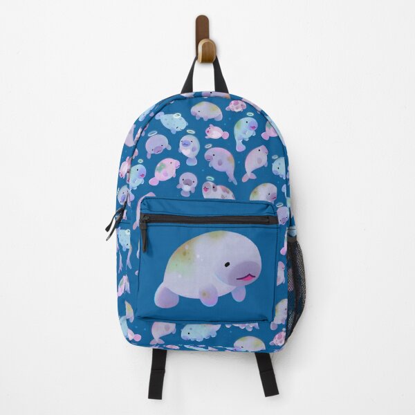 Pink Green Aqua Blue Backpack Fish Whale Water Ocean Green Mermaid School  Bag