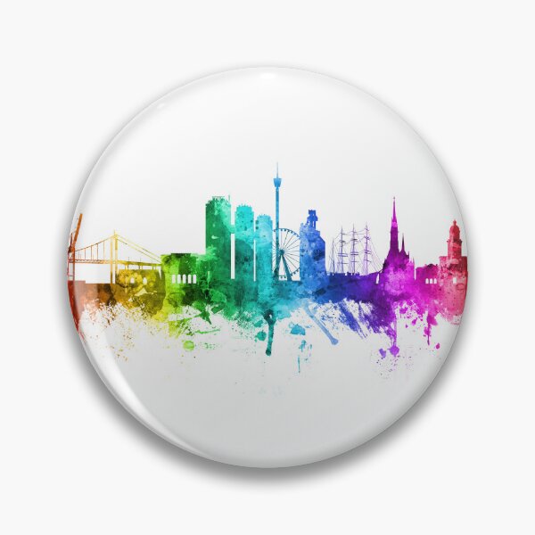 Item preview, Gothenburg Sweden Skyline designed and sold by ArtPrints.