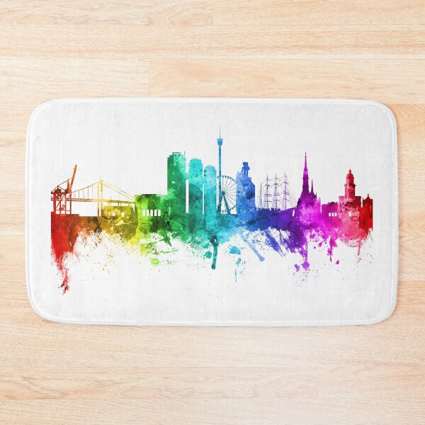 Item preview, Gothenburg Sweden Skyline designed and sold by ArtPrints.