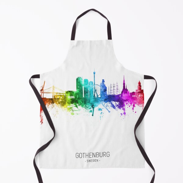 Item preview, Gothenburg Sweden Skyline designed and sold by ArtPrints.