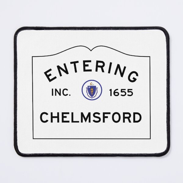 Item preview, Entering Chelmsford Massachusetts - Commonwealth of Massachusetts Road Sign  designed and sold by NewNomads.